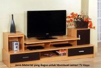 Jenis Material yang Bagus untuk Membuat Lemari TV Kayu